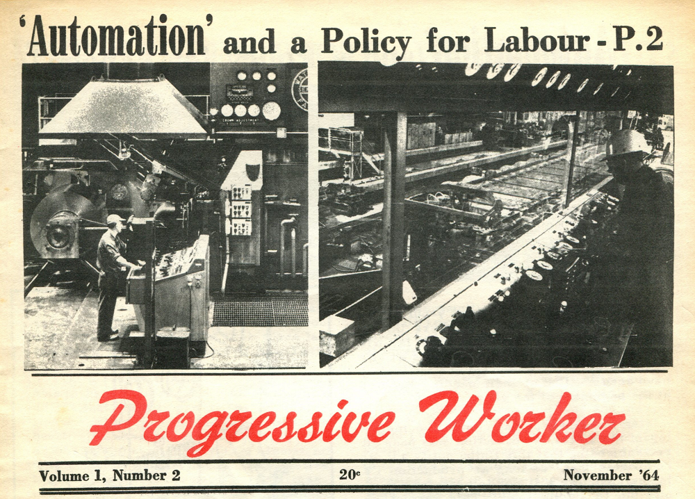 Progressive Worker Volume 1 Number 2 20 cents November 64
