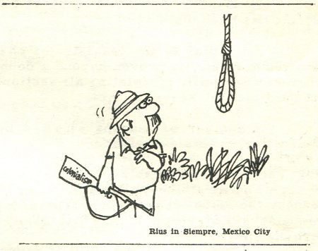 Rius in Siempre, Mexico City